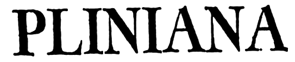 Pliniana (2009-2025)